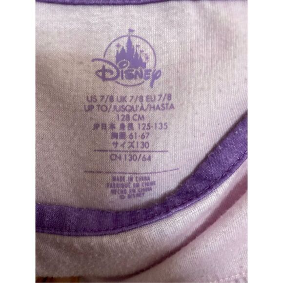 Disney store girls, Ariel little mermaid Nightgown, Nate Shirt pajamas 7/8 - Picture 5 of 5